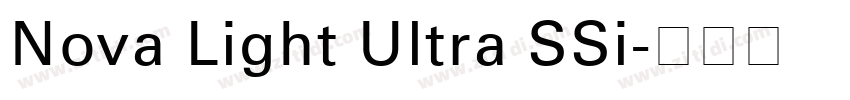 Nova Light Ultra SSi字体转换